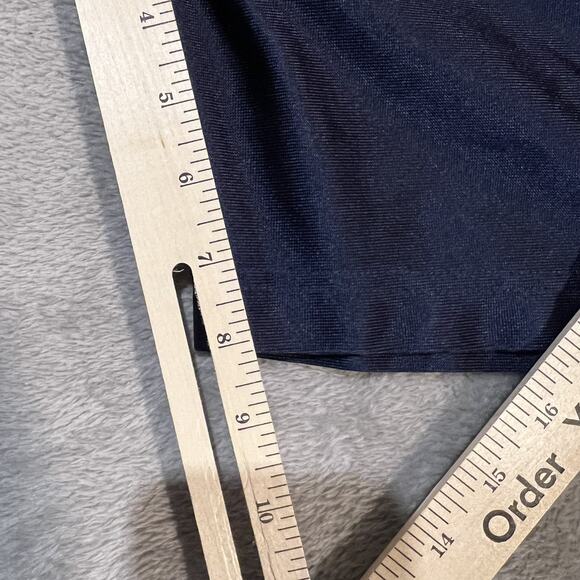 Adidas Dazzle Shorts Mens 2XL Blue Silk Three Stripes Athletic Gym Basketball - Picture 9 of 11